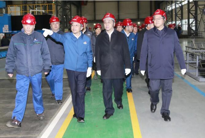 雷凡培、楊金成到渤船集團調研